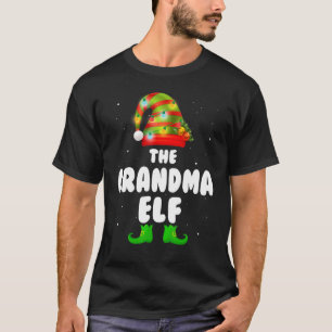 Grandma Elf Xmas Family Matching Group Christmas O T-Shirt