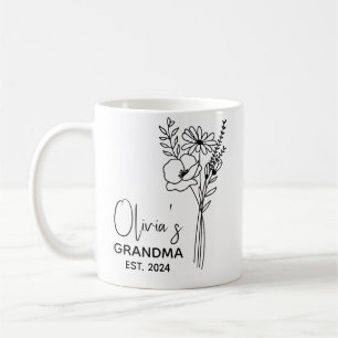 Grandma EST. 2024, New Grandma Coffee Mug