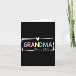 Grandma Est 2026 Promoted To Grandma 2026 For Gran Card