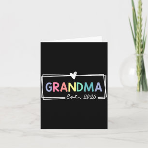 Grandma Est 2026 Promoted To Grandma 2026 For Gran Card