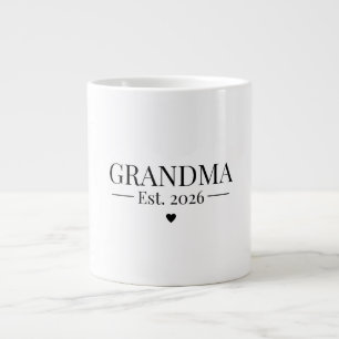 Grandma Established 2026 Large Coffee Mug