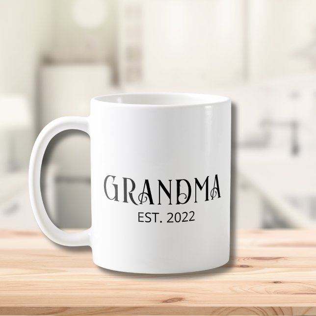 Grandma Established New Grandma Gift Coffee Mug (Creator Uploaded)