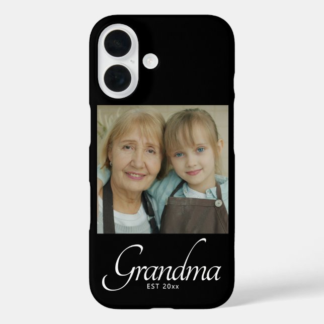 Grandma Established Photo Gift Case-Mate iPhone Case (Back)