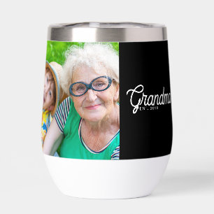 Grandma Established Script Black Photo