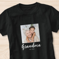Grandma Established Script Photo