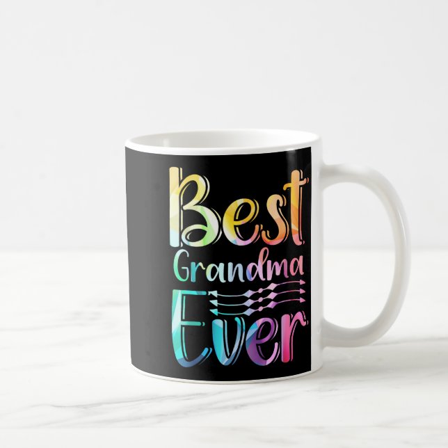 Grandma Ever Gift Graphic Art Text Quote Design  Coffee Mug (Right)