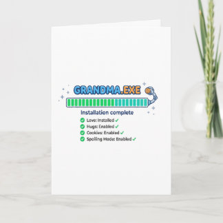 Grandma.exe Funny Grandmother Gift Card