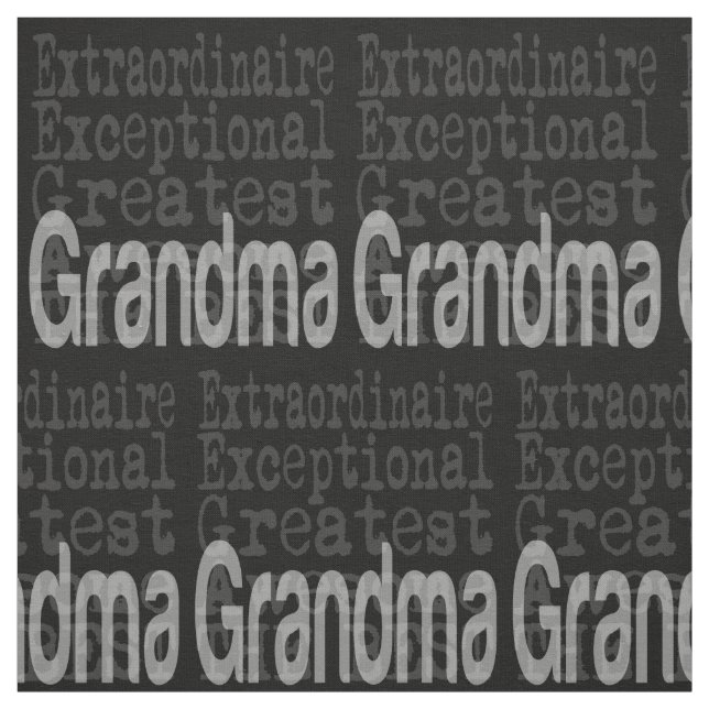Grandma Extraordinaire Fabric (Swatch)