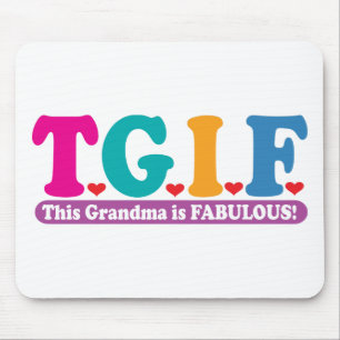 Grandma Fabulous Mouse Mat