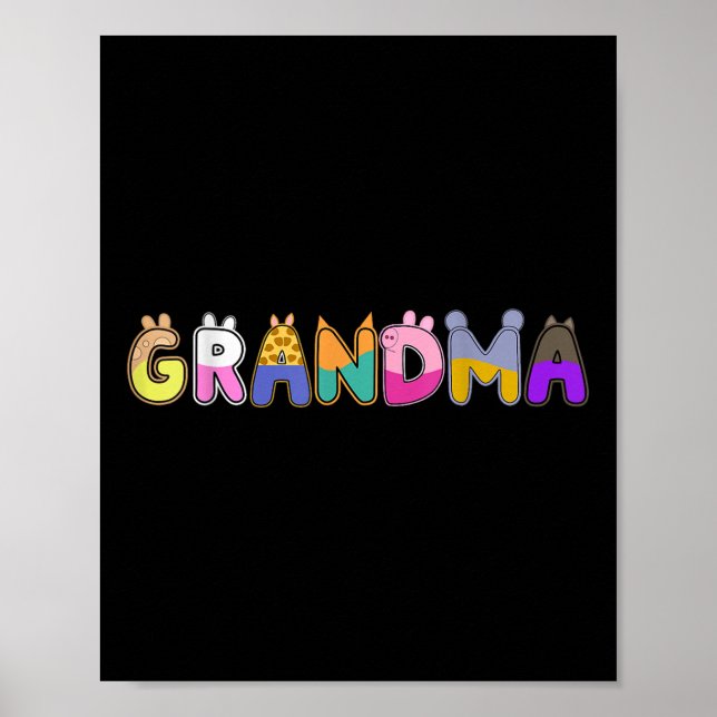 Grandma Family Pig Party Decorations  (Front)