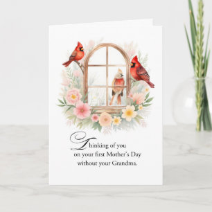 Grandma First Mothers Day Without Her Cardinals Card