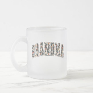 Grandma Floral Frosted Mug