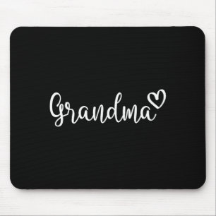 Grandma for Women Heart Mothers Day Mouse Mat