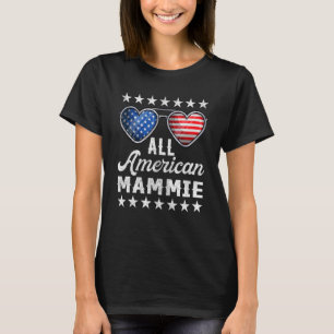 Grandma Fourth Of July Womens All American Mammie T-Shirt