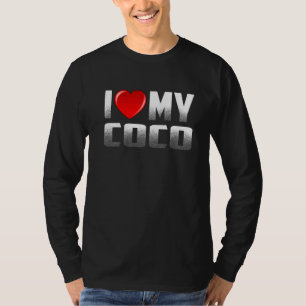 Grandma From Grandkids I Love My Coco Mothers Day T-Shirt