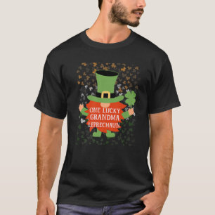Grandma Funny St Patrick's Day Lucky Gnome Family T-Shirt