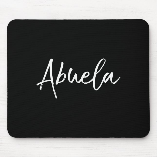 Grandma Gift In Spanish New Grandmother En Epañol  Mouse Mat (Front)