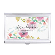Grandma Gift - Pretty Plum Pink Flowers Perosonal