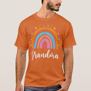 Grandma Gifts For Grandma Cute Grandma Rainbow Mot T-Shirt