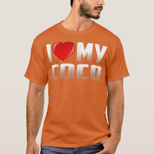 Grandma Gifts from Grandkids I Love My Coco Mother T-Shirt