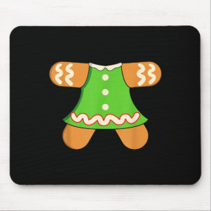 Grandma Gingerbread Man Costume Matching Christmas Mouse Mat
