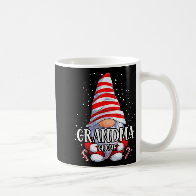 Grandma Gnome Christmas Pajamas Matching Family Gr Coffee Mug (Right)