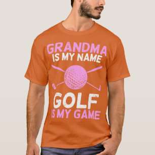 Grandma Golfing Grandmother Golfer Gift  T-Shirt