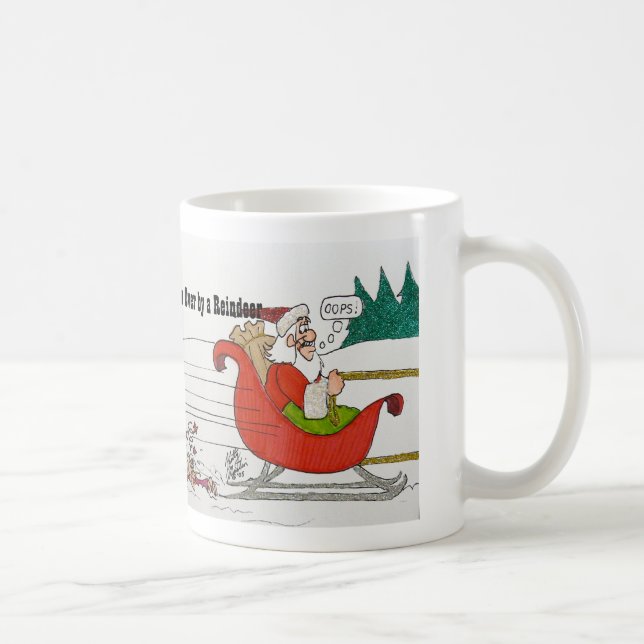 Grandma Got Ran Over by a Reindeer Coffee Mug (Right)