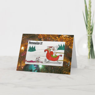 Grandma Got Ran Over by a Reindeer Holiday Card