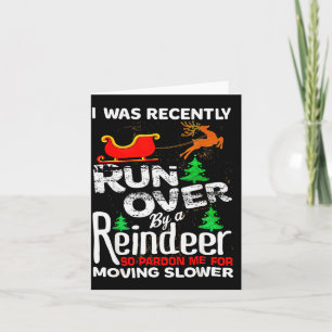 Grandma Got Run Over By A Reindeer Christmas So Pa Card
