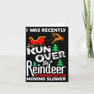 Grandma Got Run Over By A Reindeer Christmas So Pa Card