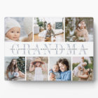 "Grandma" Grandchildren Names 7 Photo Collage
