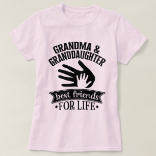 Grandma Granddaughter best friends T-Shirt