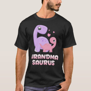 Grandma Grandkid Dinosaur Baby Granddaughter Dino T-Shirt