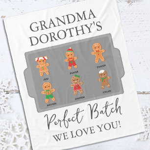 Grandma Grandkids Love  Fleece Blanket