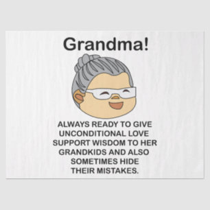 Grandma Grandmother Birthday Tissue Paper
