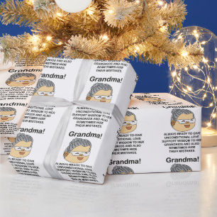 Grandma Grandmother Birthday Wrapping Paper