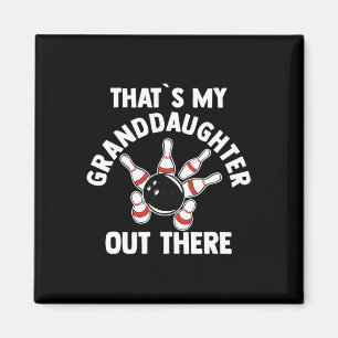 Grandma Grandpa Bowling Magnet