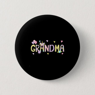 Grandma grandpa matching birthday squad crew 6 cm round badge