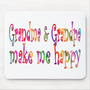 Grandma & Grandpa Mouse Mat