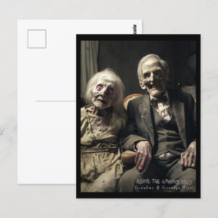 Grandma & Grandpa Pizzi Postcard