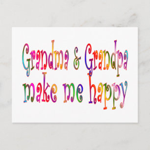 Grandma & Grandpa Postcard
