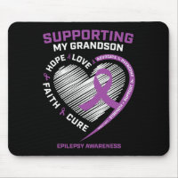 Grandma Grandpa Women Purple Men Grandson Epilepsy