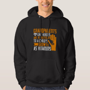 Grandma - Grandparents Like Heroes Hoodie
