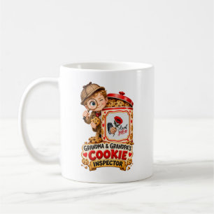 Grandma & Grandpa's Cookie Inspector Photo Mug