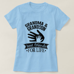 Grandma Grandson best friends T-Shirt