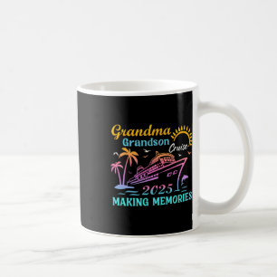 Grandma Grandson Cruise 2025 Memories Ship Trip Va Coffee Mug