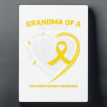 Grandma Grandson Granddaughter Childhood Gift Plaque<br><div class="desc">Grandma Grandson Granddaughter Childhood Gift</div>