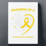 Grandma Grandson Granddaughter Childhood Gift Plaque<br><div class="desc">Grandma Grandson Granddaughter Childhood Gift</div>