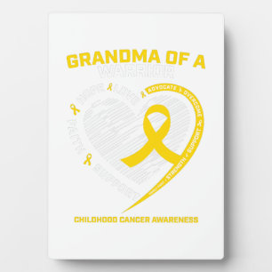 Grandma Grandson Granddaughter Childhood Gift Plaque